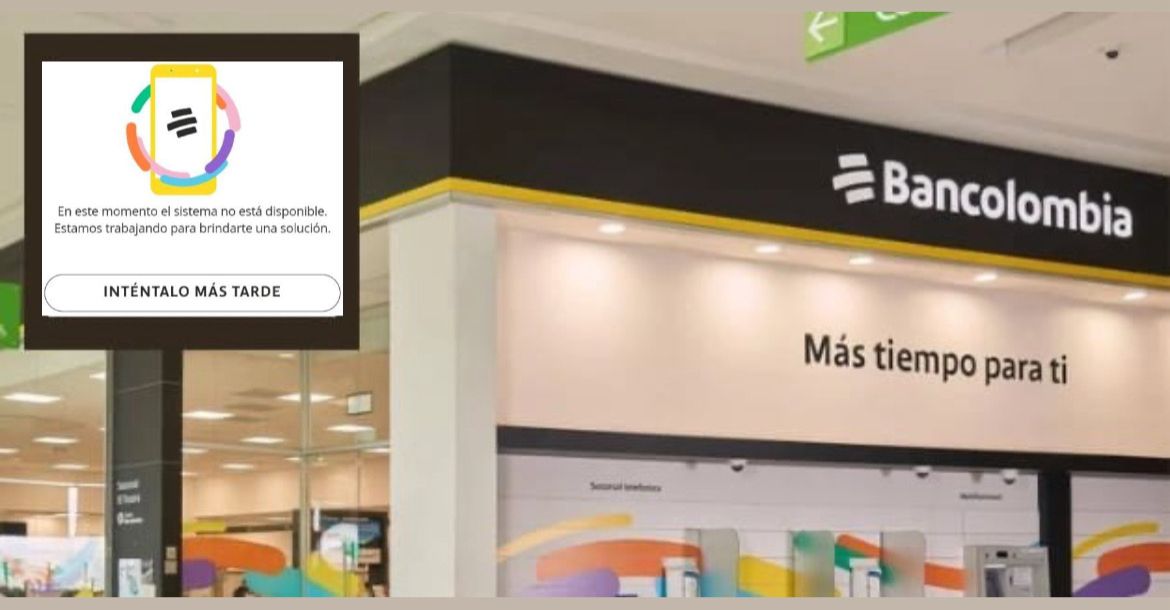 Bancolombia presenta fallas masivas en sus servicios digitales tras actualización tecnológica.