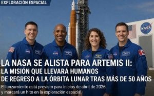La NASA se alista para Artemis II: la misión que llevará humanos de regreso a la órbita lunar tras más de 50 años