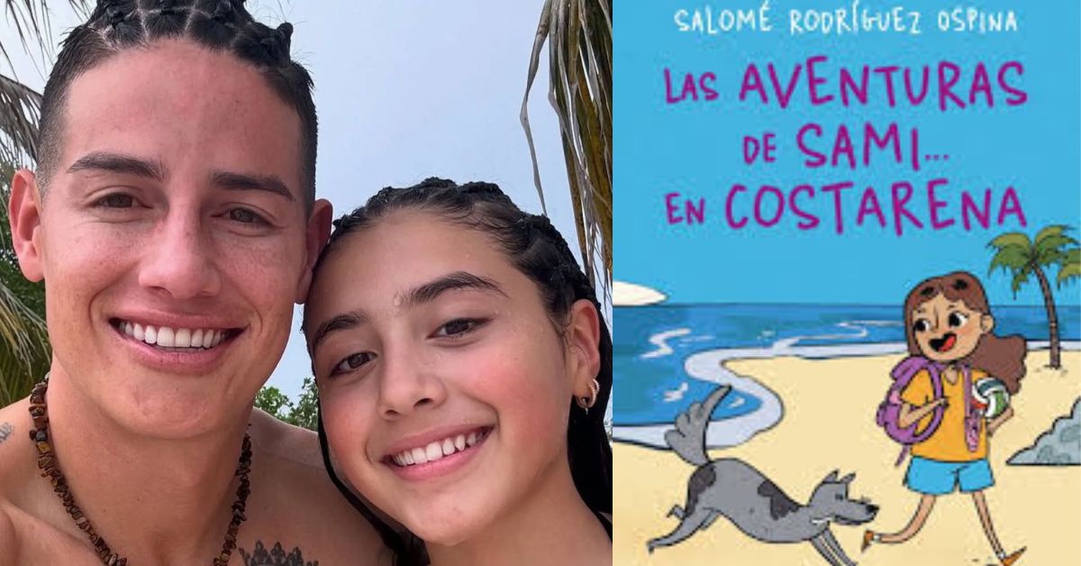 Salomé Rodríguez, hija de James Rodríguez, se estrena como autora